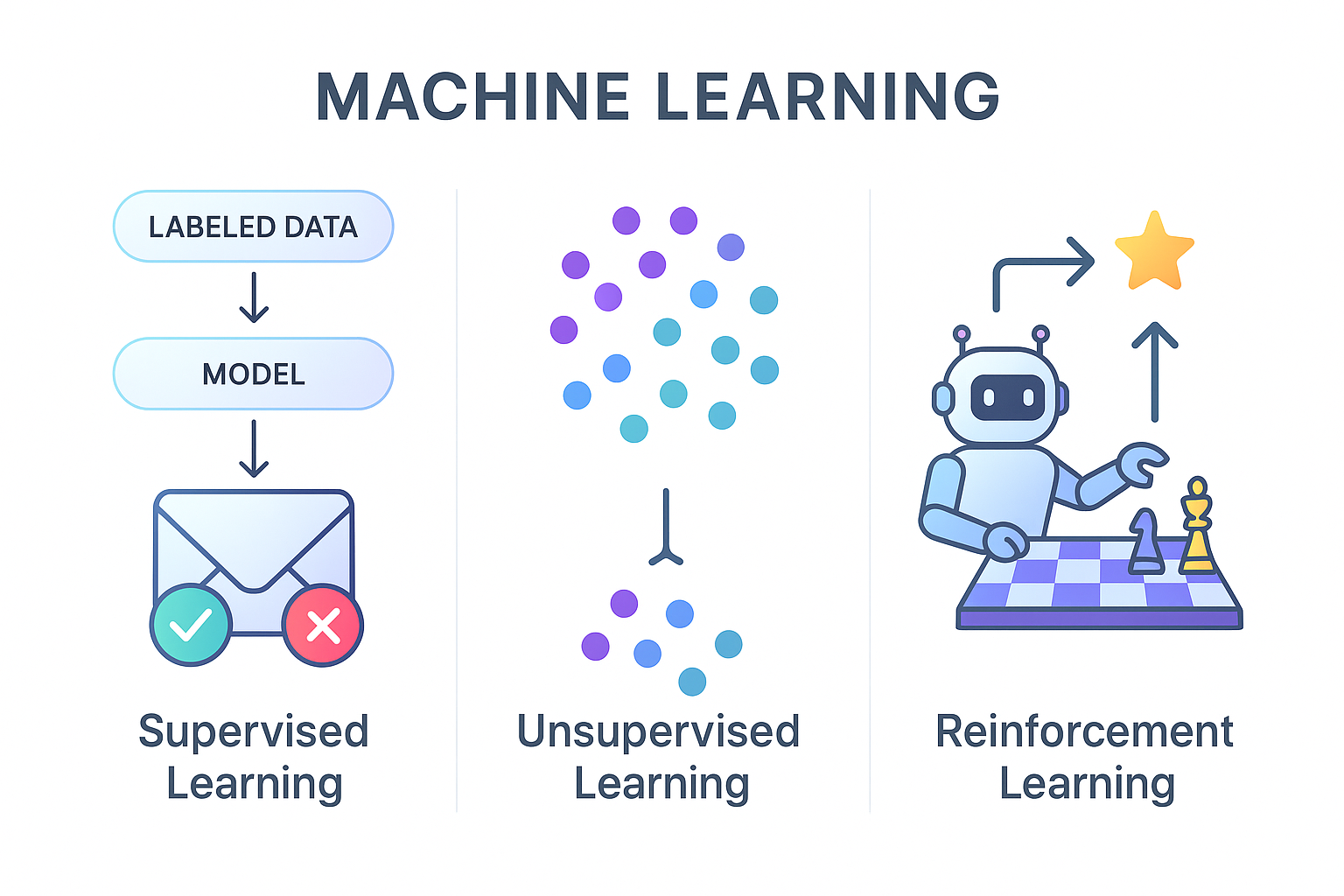 Cách hoạt động của machine learning