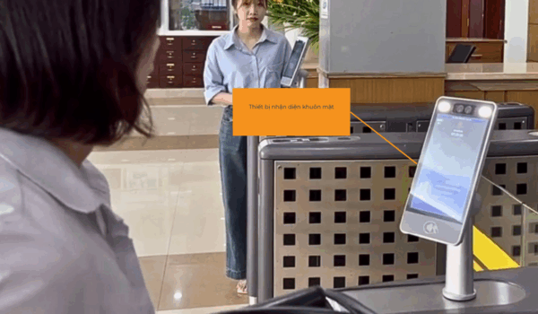 Hệ thống AI kiểm soát ra vào bằng nhận diện khuôn mặt