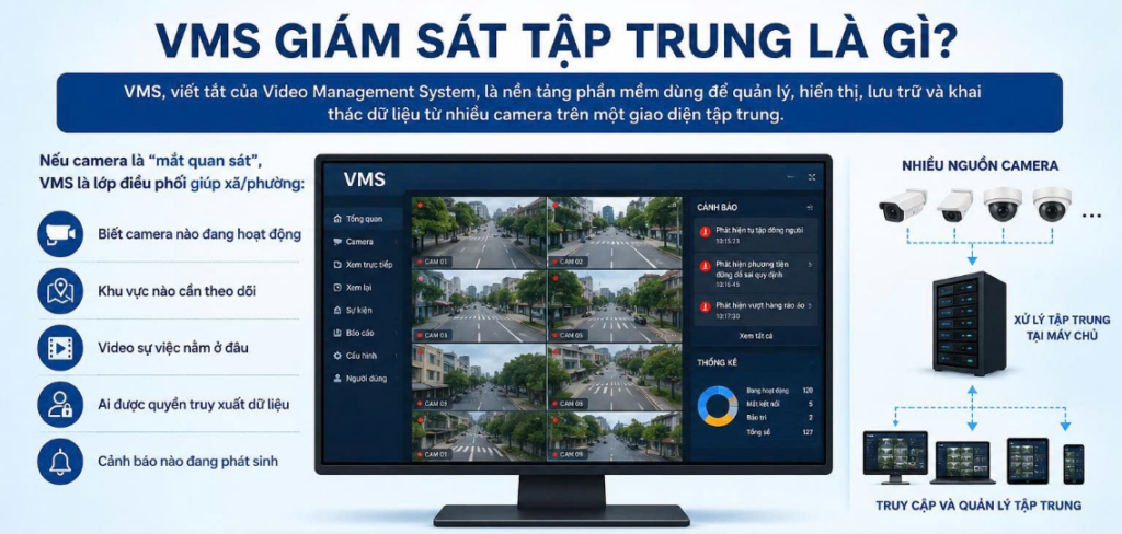 Vms Scanner Centralized VMS with AI Camera for Wards and Communes